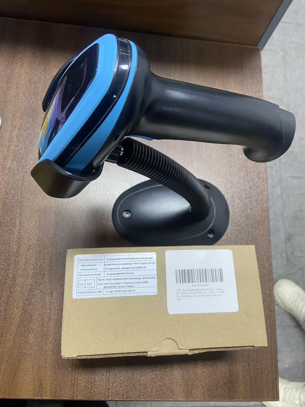Barcode Scanner Onewscan Wireless 1D Laser Bar Code Scanners with Stand 2.4G Wireless & USB Wired Connection Plug and Play Handheld Bar Code Reader 652wl - Image 2