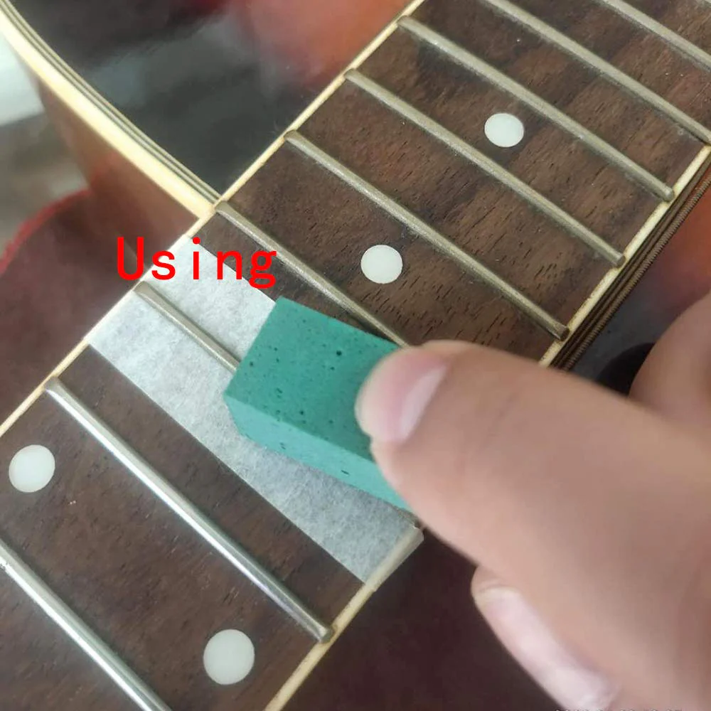 Baroque Fret Erasers for Guitar, Suitable for Guitar Strings & Fret Polishing Abrasive, Fret Erasers Kit, Set of 5,High-Quality Luthier Tools Guitar(180&400&1000&1500&2000Grit) - Image 5