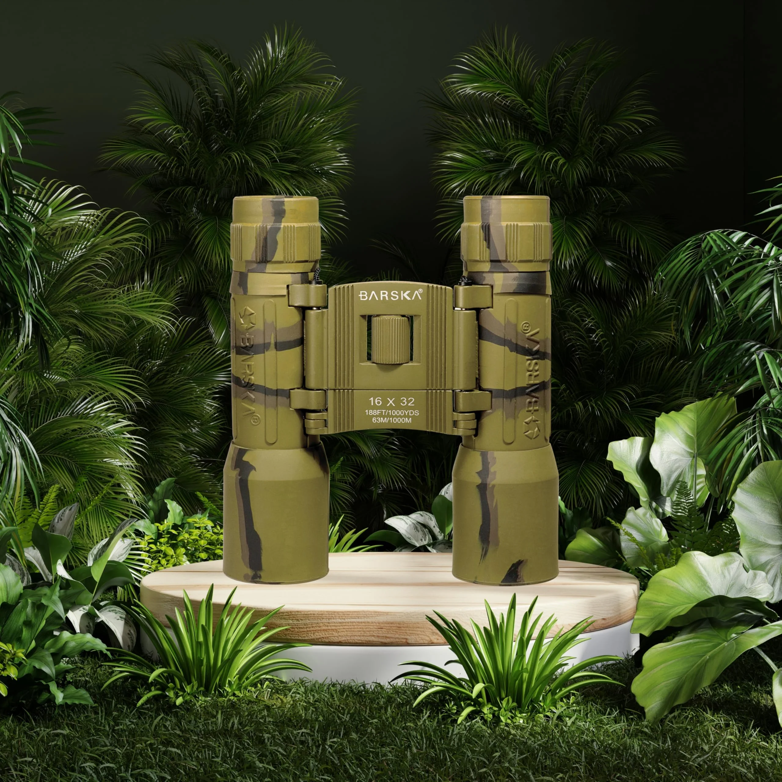 Barska Lucid View 16x32 Camo Compact Binoculars for Outdoor Travel Hunting Hiking Events - Image 3