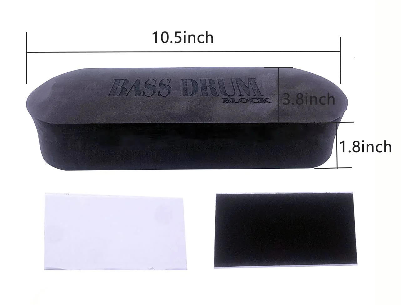Bass Drum Anchor System Kick Drum Stopper Damper Percssion Accessory Prevent for Drum Set From Slipping Black - Image 3