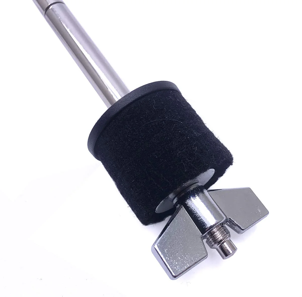 Bass Drum Hoop Mount Cymbal Holder Clamp with Z-Rod for Drum Set Extension Accessories include Felt Pads, Sleeves, Wing Nuts 10pcs - Image 4