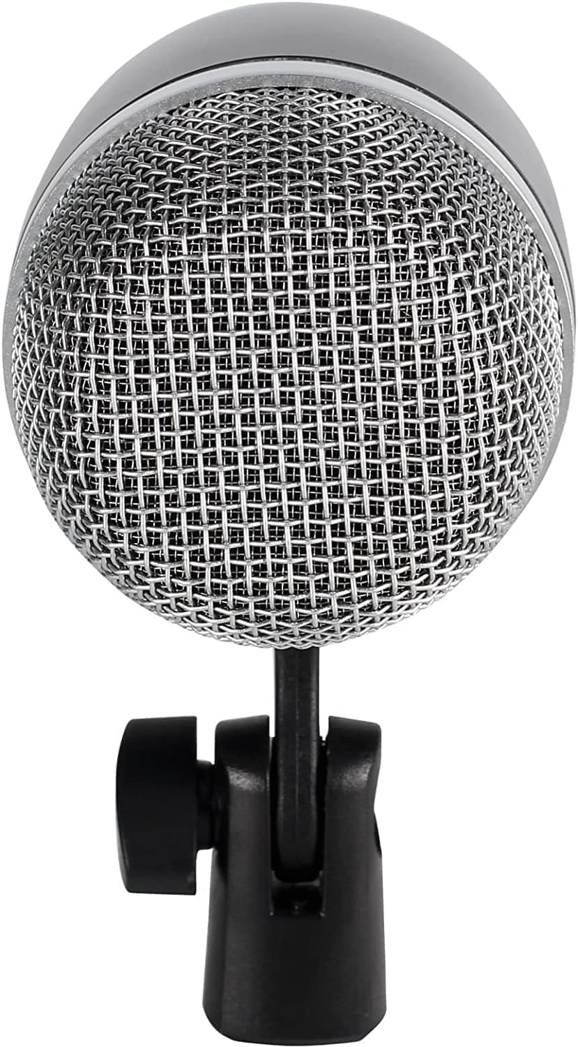 Bass Drum Microphone with Dynamic Pick Up Pattern, Tom Microphone Swivel Adjustable Kick Drum Mic with Durable Steel Mesh Grille Dynamic Instrument Mic - Image 2