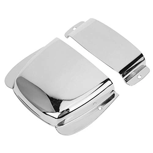 Bass Guitar Bridge Cover with Screws Zinc Alloy Protector Bridge Plate Cover for Electric Bass Guitar (Silver) Silver - Image 4