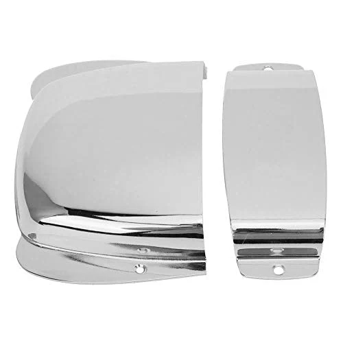 Bass Guitar Bridge Cover with Screws Zinc Alloy Protector Bridge Plate Cover for Electric Bass Guitar (Silver) Silver - Image 9