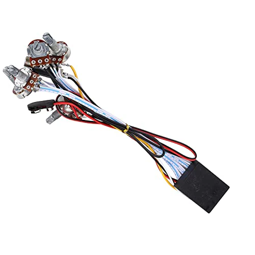 Bass Guitar Preamp 3 Band EQ Active Circuit, Dual Potentiometer Tone Control with Noise Reduction for Pickup Volume Balance DIY Installation Kit‌ - Image 4
