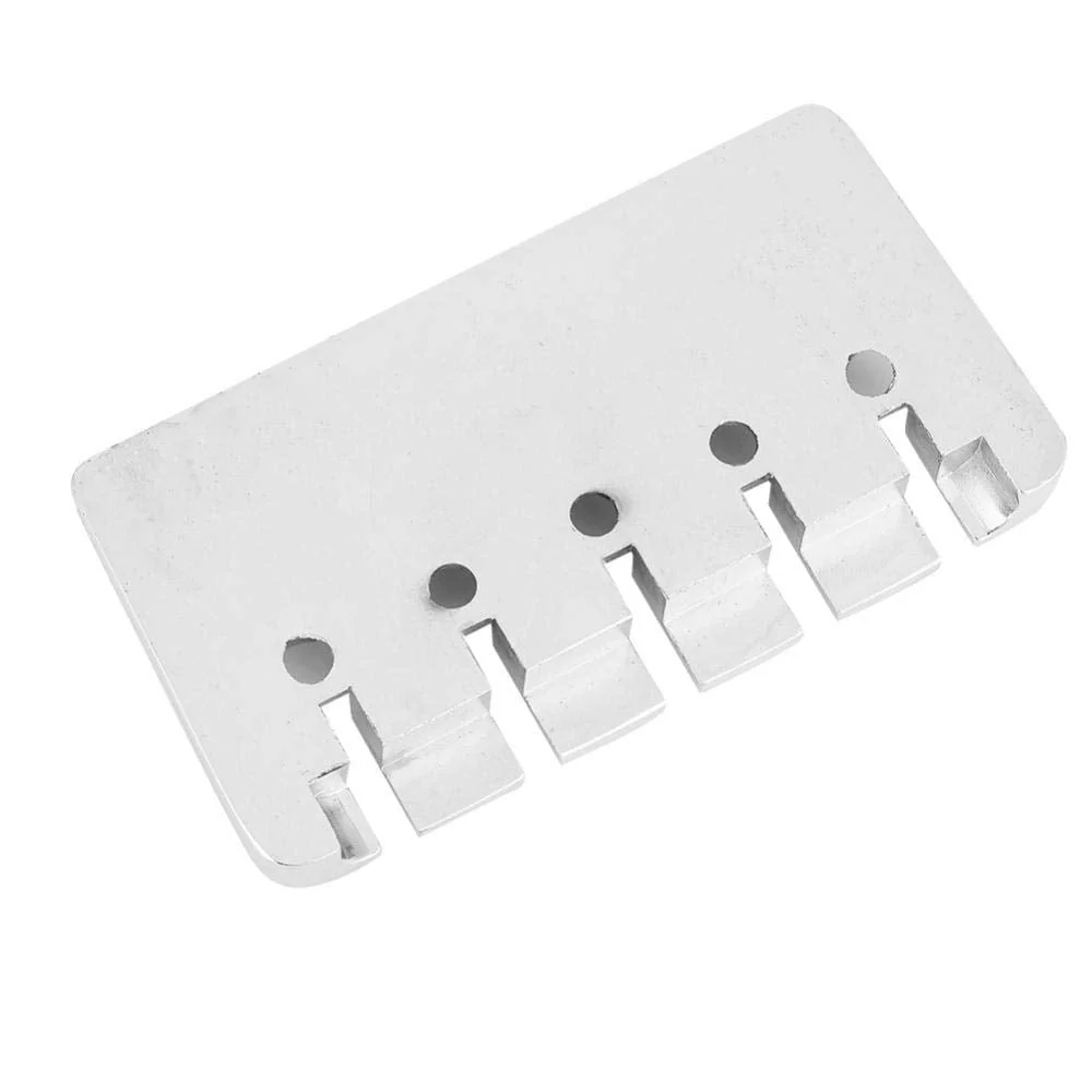 Bass Saddle, High-Quality Replacement for 5-String Electric Bass Guitar Bridge, 5 String Electric Bass Guitar Bridge, Durable Guitar Accessories for Electric Bass Players - Image 7