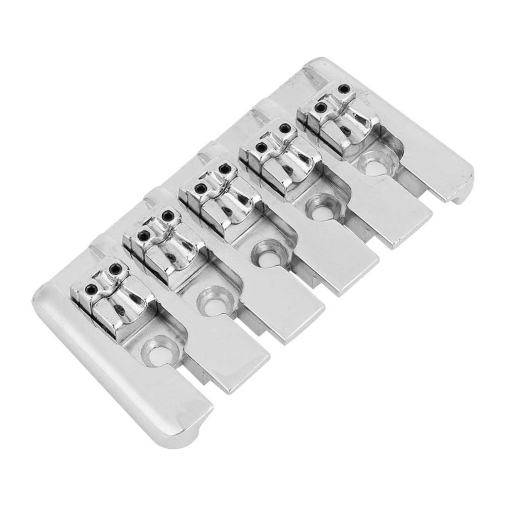 Bass Saddle, High-Quality Replacement for 5-String Electric Bass Guitar Bridge, 5 String Electric Bass Guitar Bridge, Durable Guitar Accessories for Electric Bass Players - Image 8