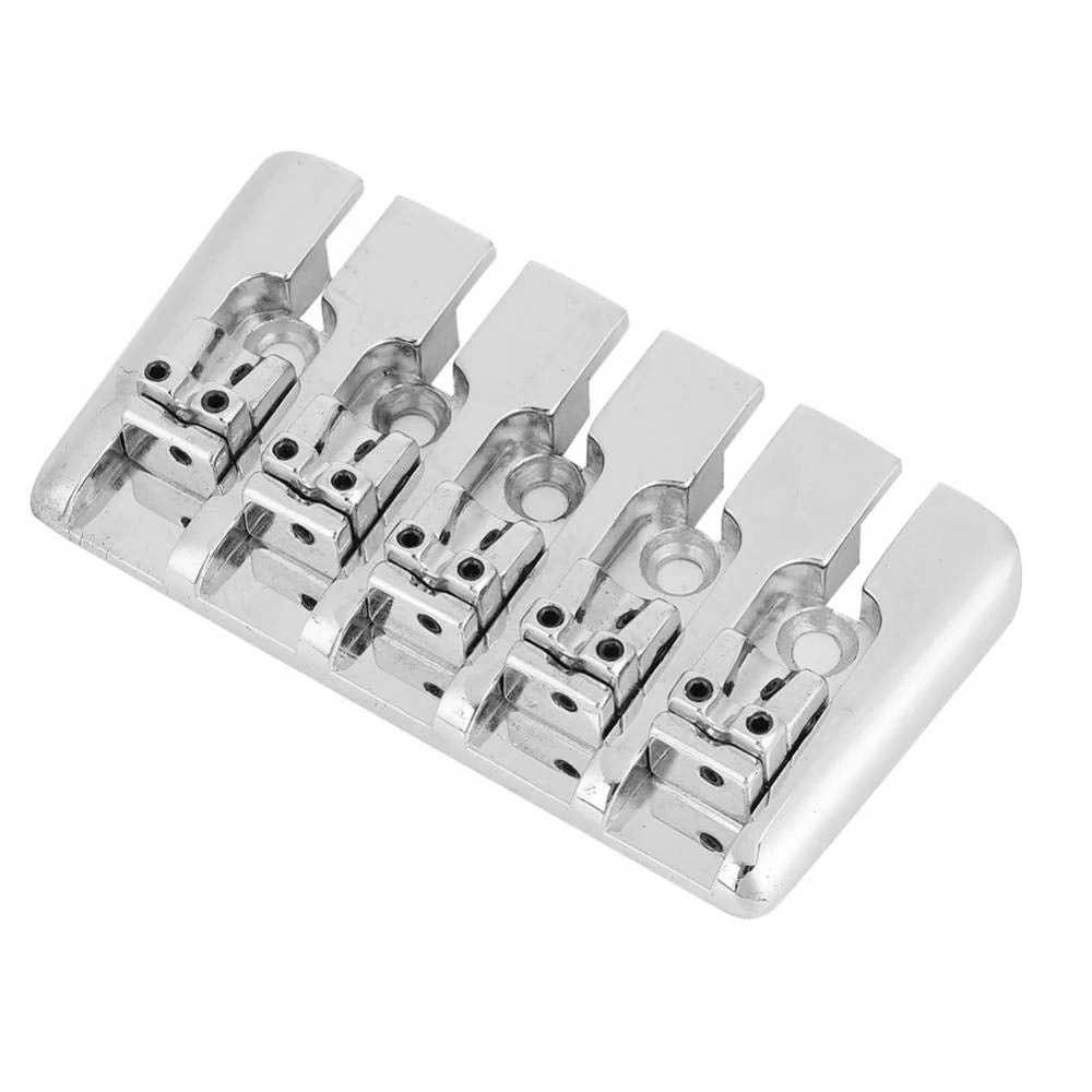 Bass Saddle, High-Quality Replacement for 5-String Electric Bass Guitar Bridge, 5 String Electric Bass Guitar Bridge, Durable Guitar Accessories for Electric Bass Players - Image 9