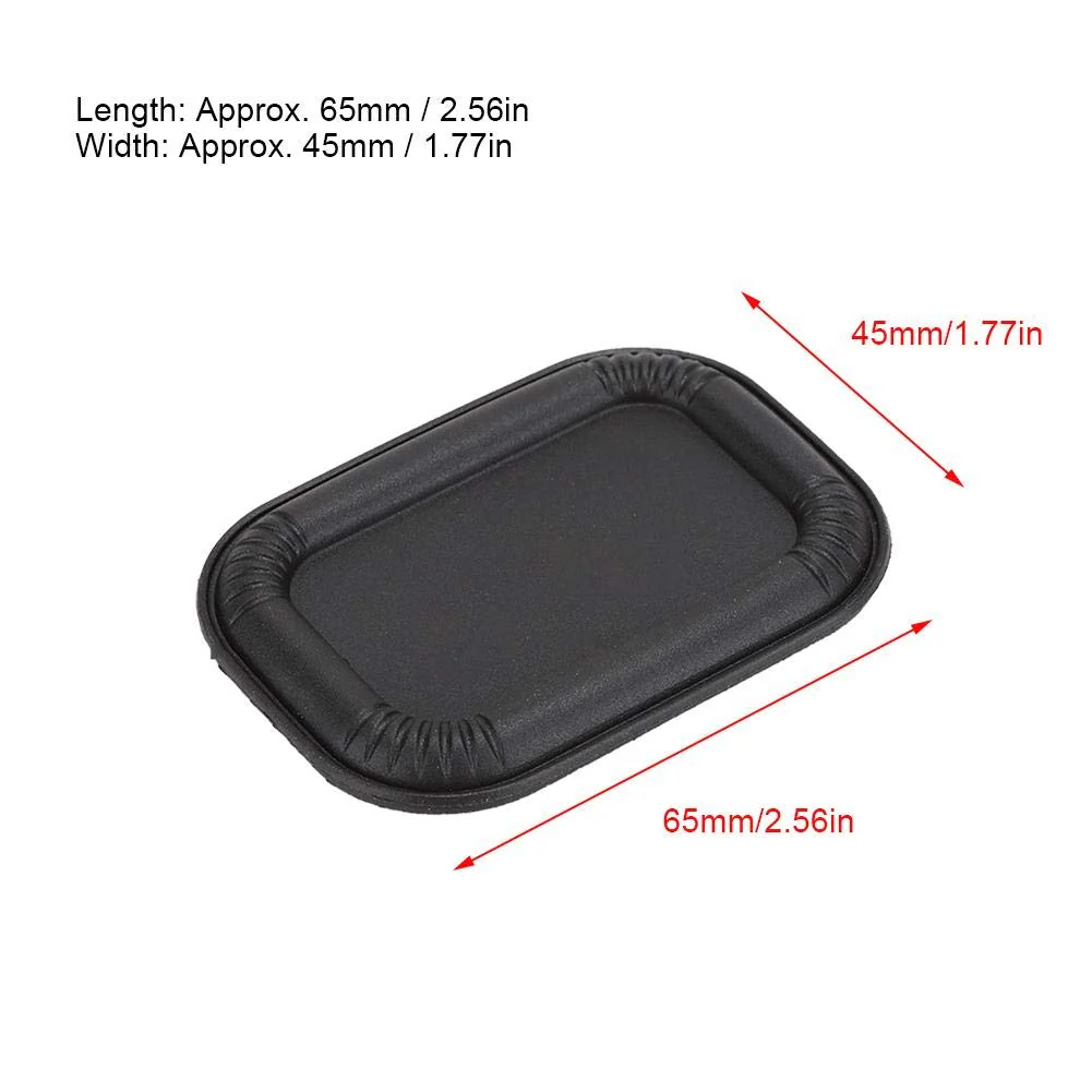 Bass Speaker Passive Radiator, Auxiliary Bass Rubber Vibration Plate Oval for Use in a Closed Cabinet to Enhance the Bass Performance of the Speaker(Black) Black - Image 4