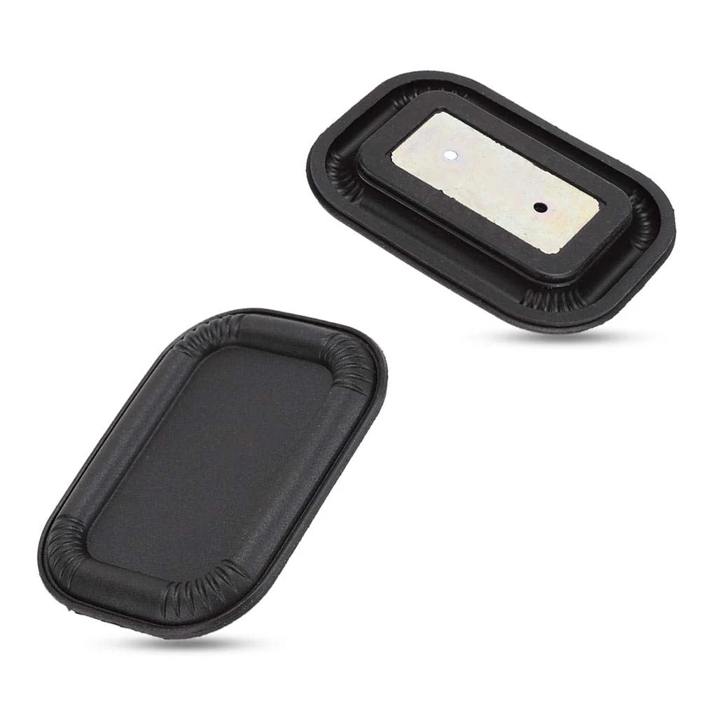 Bass Speaker Passive Radiator, Auxiliary Bass Rubber Vibration Plate Oval for Use in a Closed Cabinet to Enhance the Bass Performance of the Speaker(Black) Black - Image 5