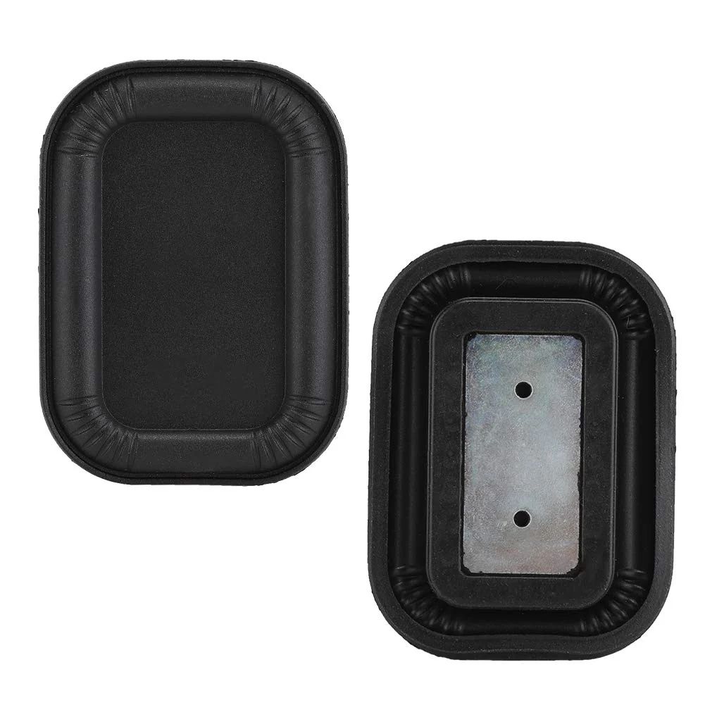 Bass Speaker Passive Radiator, Auxiliary Bass Rubber Vibration Plate Oval for Use in a Closed Cabinet to Enhance the Bass Performance of the Speaker(Black) Black - Image 7
