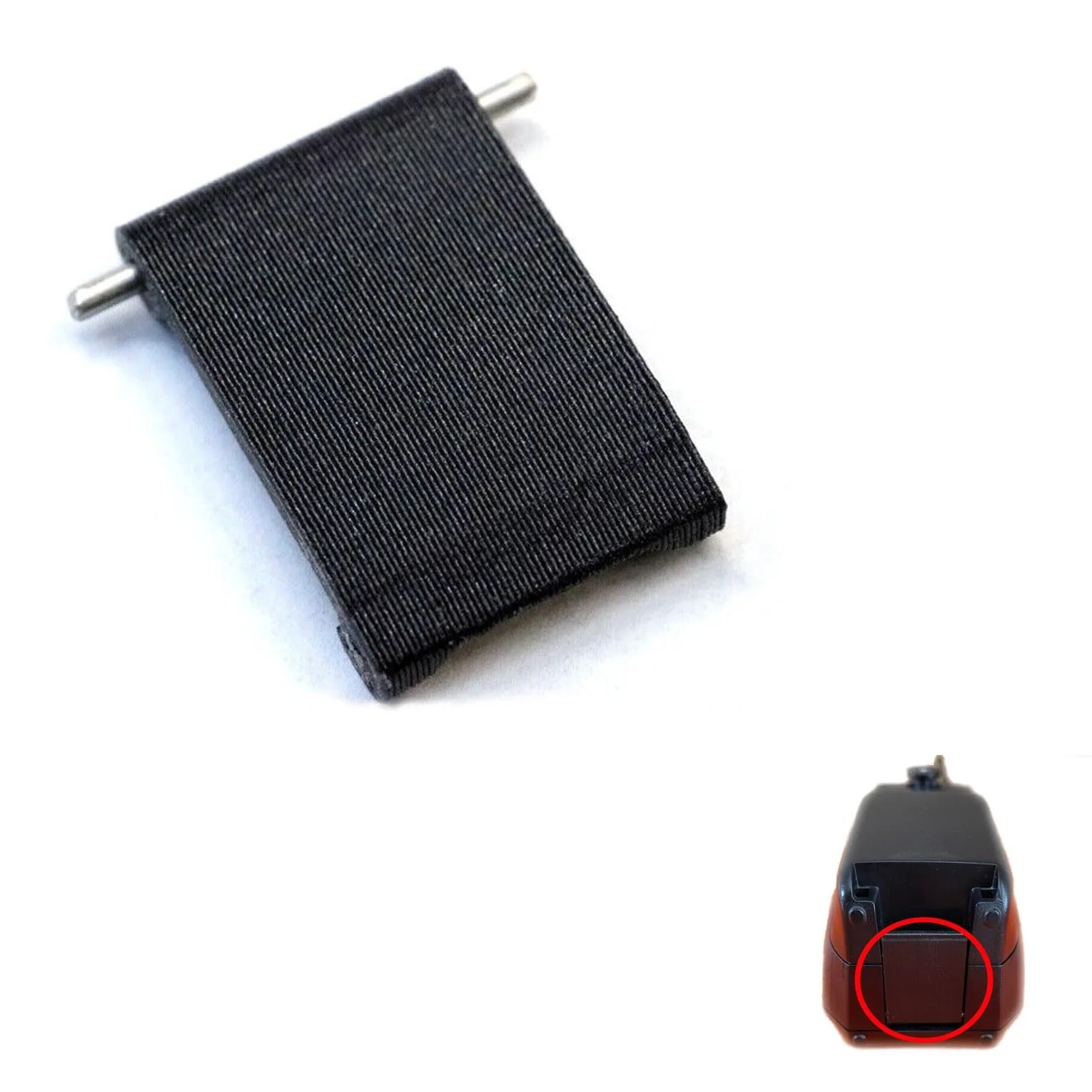 Battery Cover Replacement for Uniden SDS100 Battery Door Clip Lock Latch with Hinge Pins for Uniden SDS100