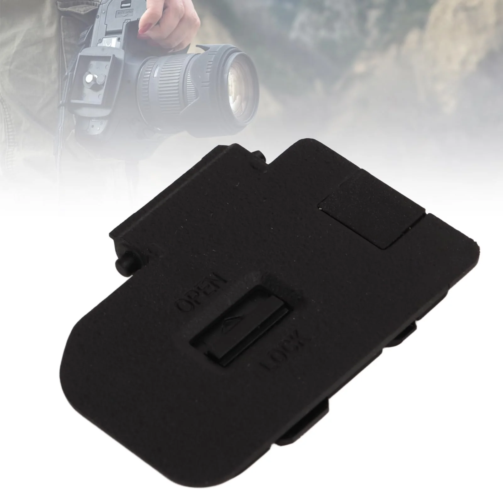 Battery Door Cover for ILCE 7M4 A7R4 A7S3 FX3 A9M2 Camera, Battery Door Chamber Cover Lid Parts, Professional Digital Camera Repair Parts Battery Door with Movable Socket - Image 5