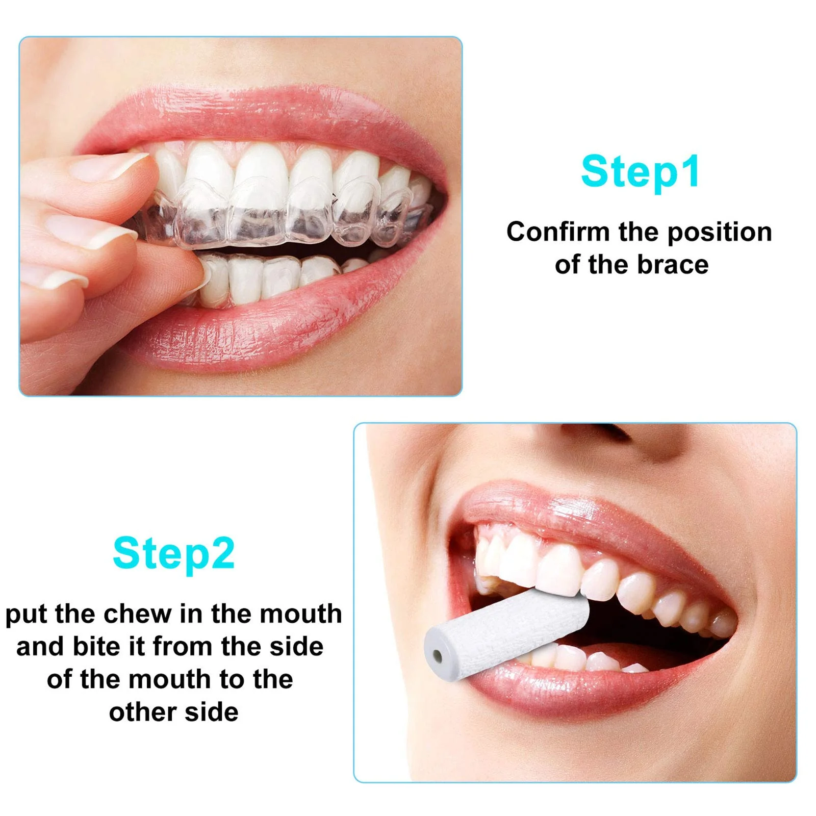 BBTO 60 Pieces Aligner Tray Seaters for Chompers Orthodontic Aligner, 6 Colors - Image 3