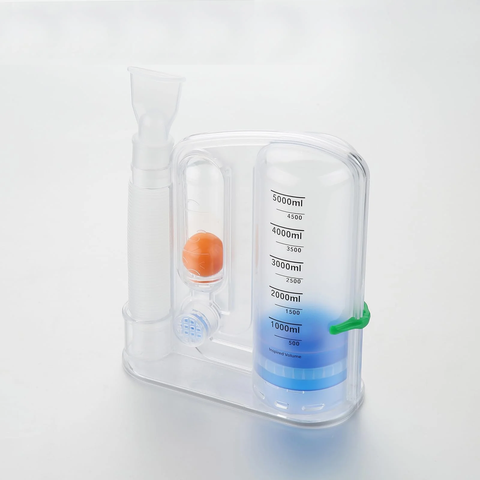 BC Respivol Volumetric Inspiration Trainer 5000ml One Ball Spirometer for Breathing Exercises 5000 ml - Image 7