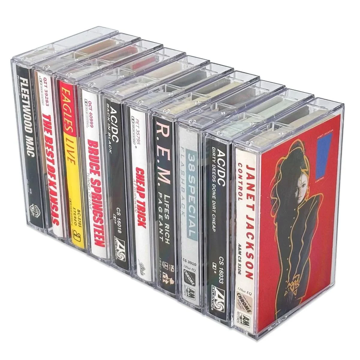 BCW Cassette Tape Cases - 10 Pack | Crystal Clear Protective Polystyrene Case | Protect and Display Your Audio Tape Collection | Fits Standard Cassette Tapes - Image 4