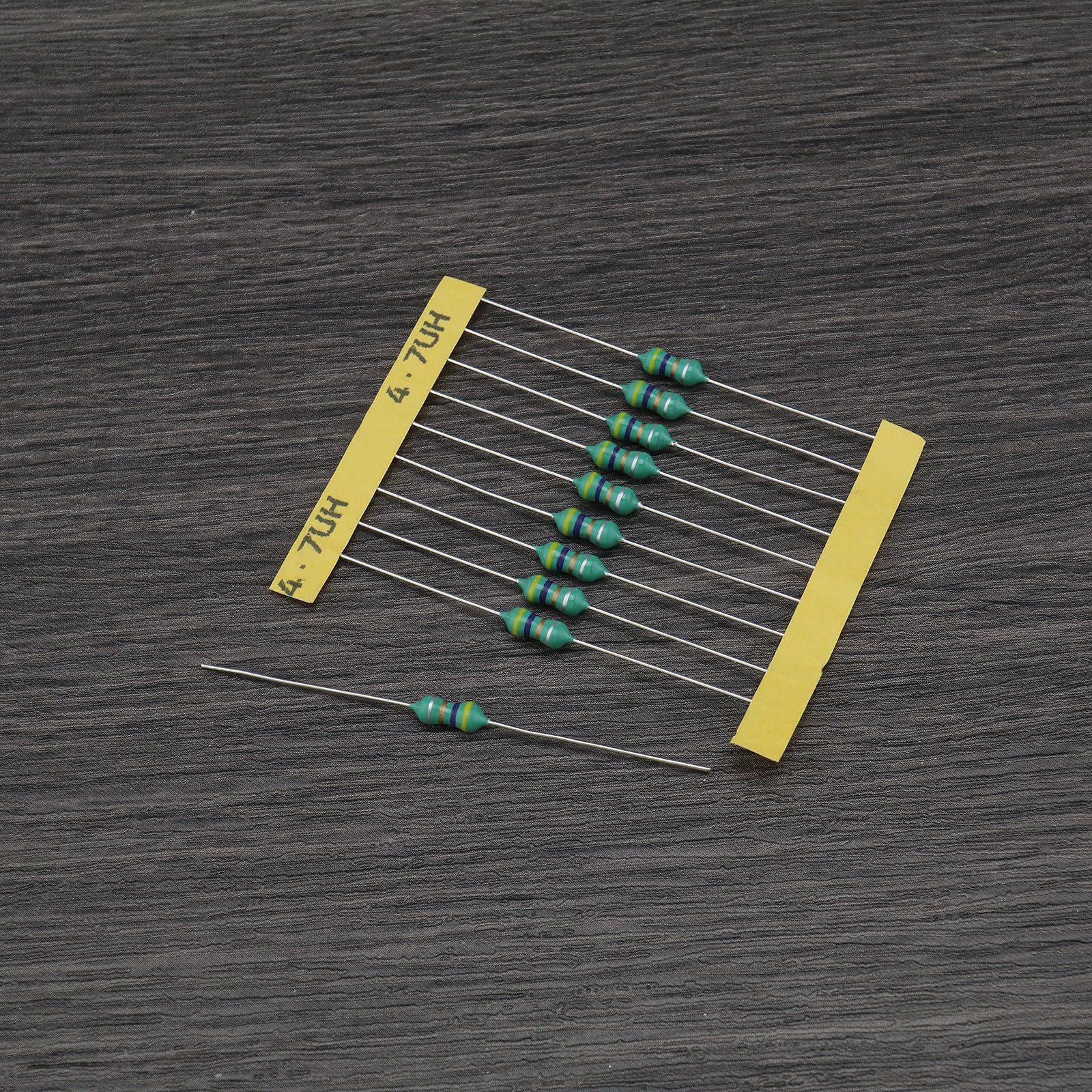 Be In Your Mind 200-Piece Inductor Assortment Set 1 UH - 4.7 MH 1/2 W Inline Inductor Colour Ring Inductance Assortment 10x20 Specifications in Plastic Boxes for Electrical Circuit Devices - Image 5
