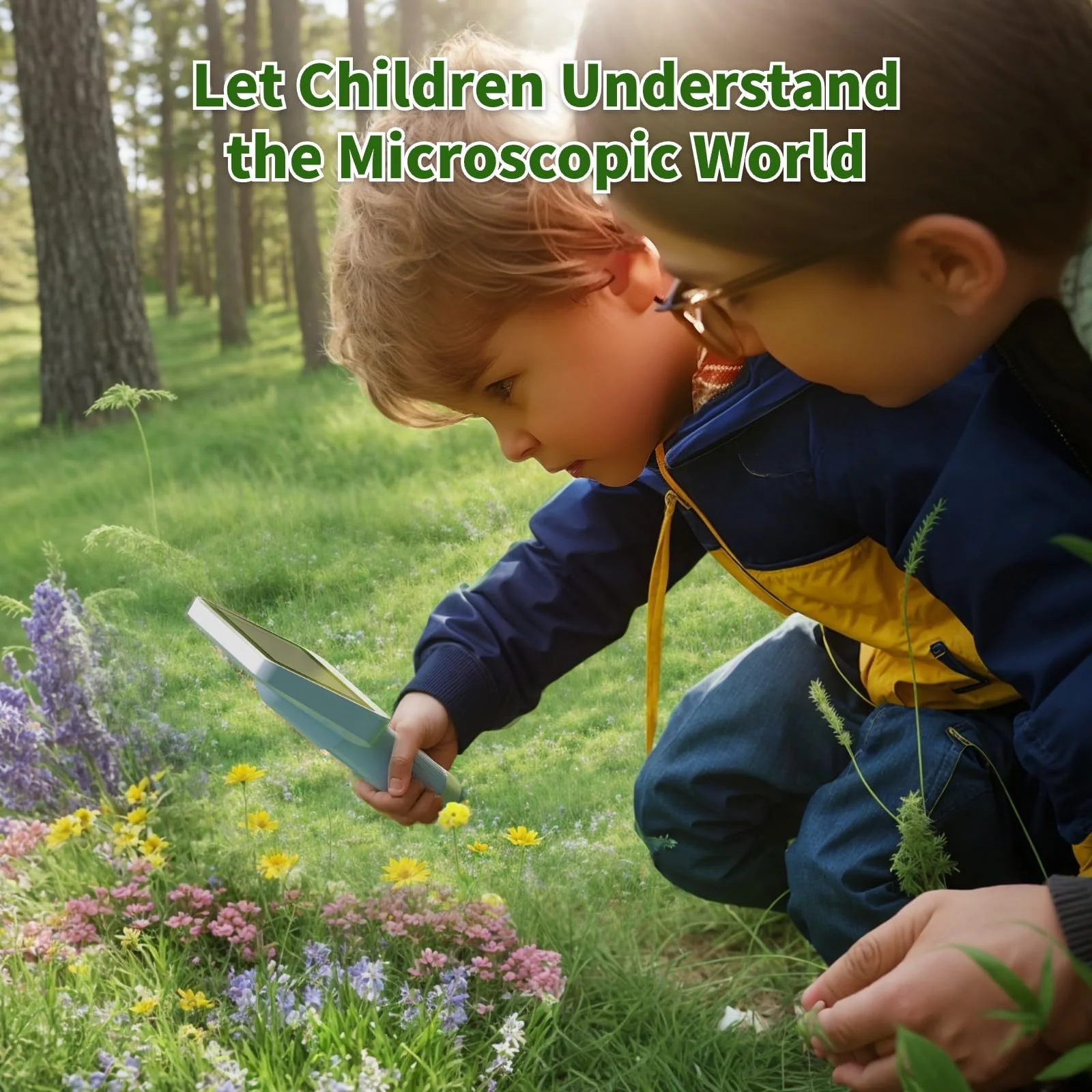 BEAVERLAB Finder 4.0" Microscope for Kids, Handheld Miniscope, 1600X Portable Kids Digital Mini Pocket Microscope for Boys Girls, Educational Science Kit Toys - Image 6