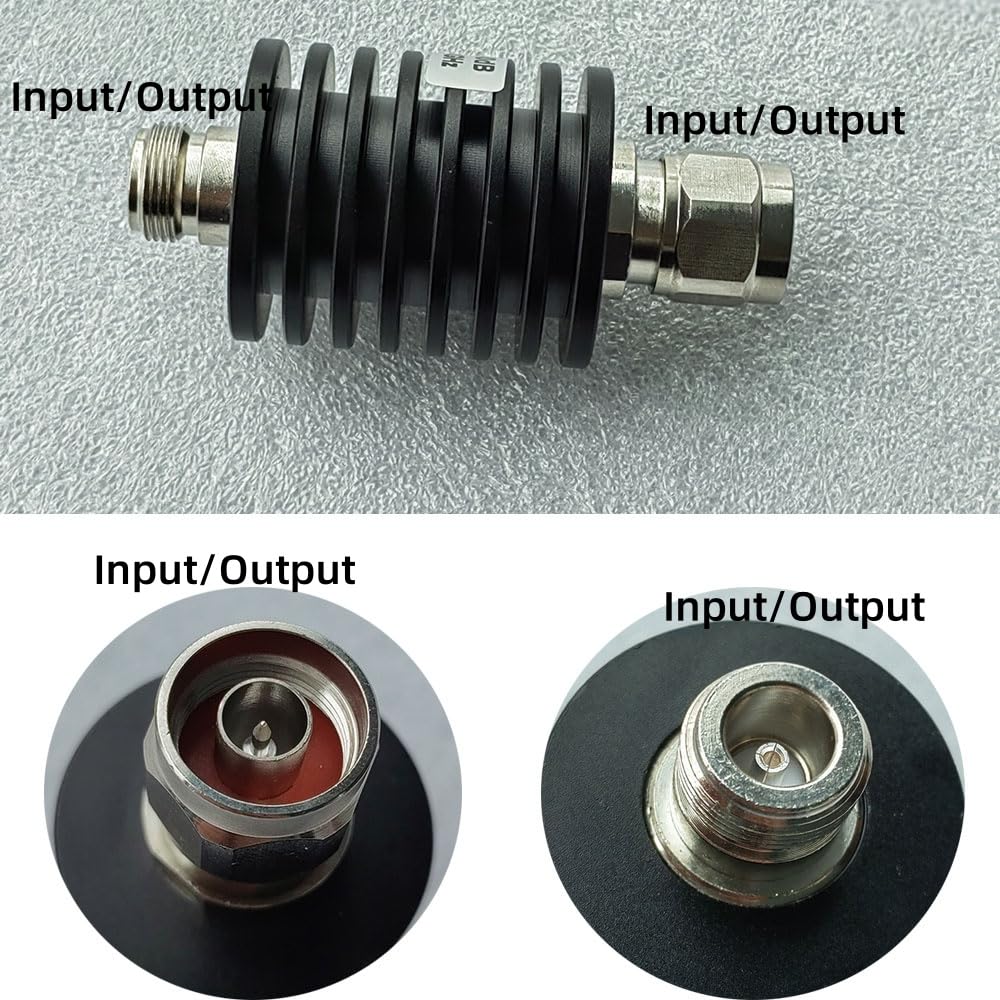 BECEN 25 W N RF attenuator 3 GHz plug 1-40 dB selectable (20 dB) - Image 2