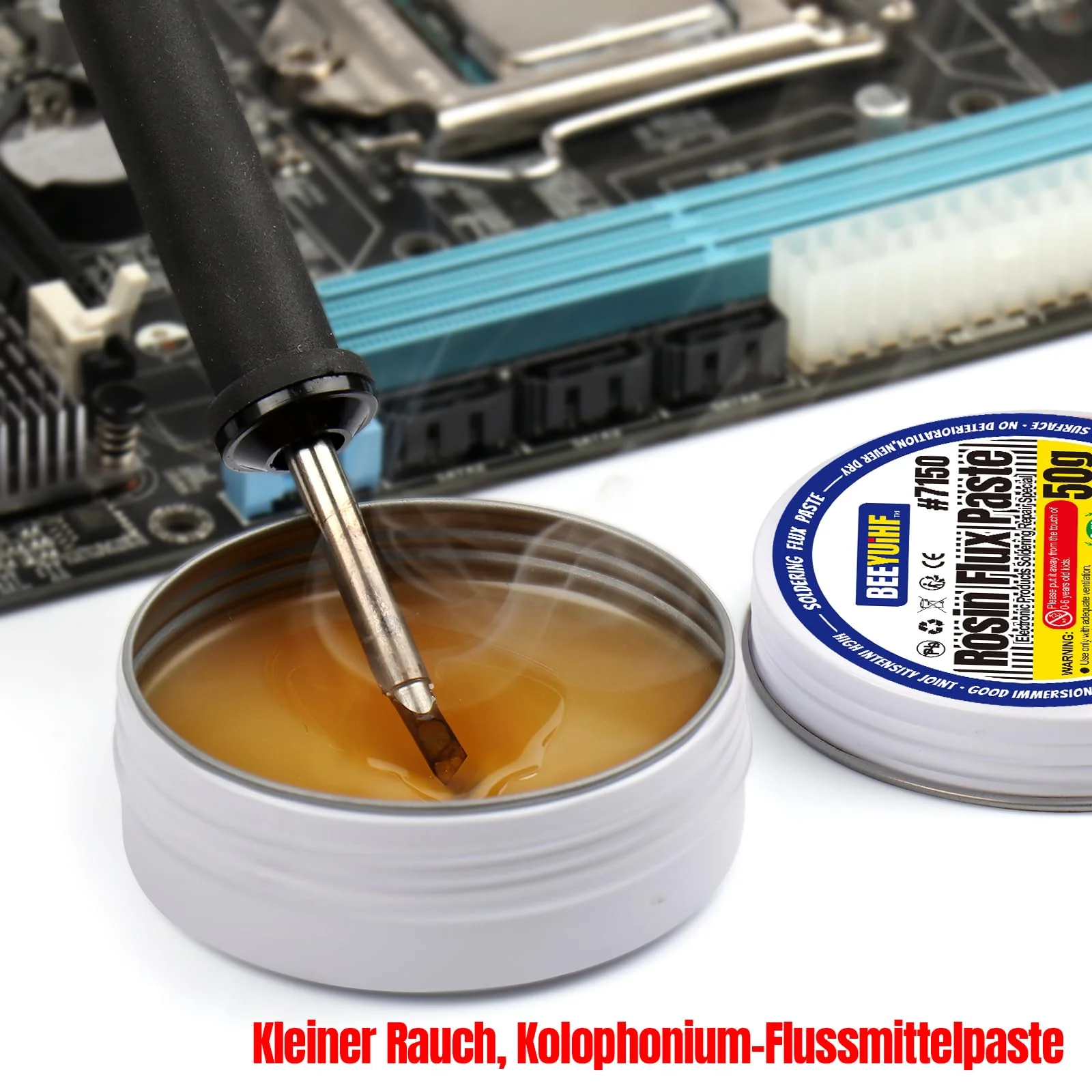 BEEYUIHF Rosin Flux, Soldering Paste Flux, Electronic Flux for Soldering for SMD PCB Welding (2.29oz/65g) - Image 3