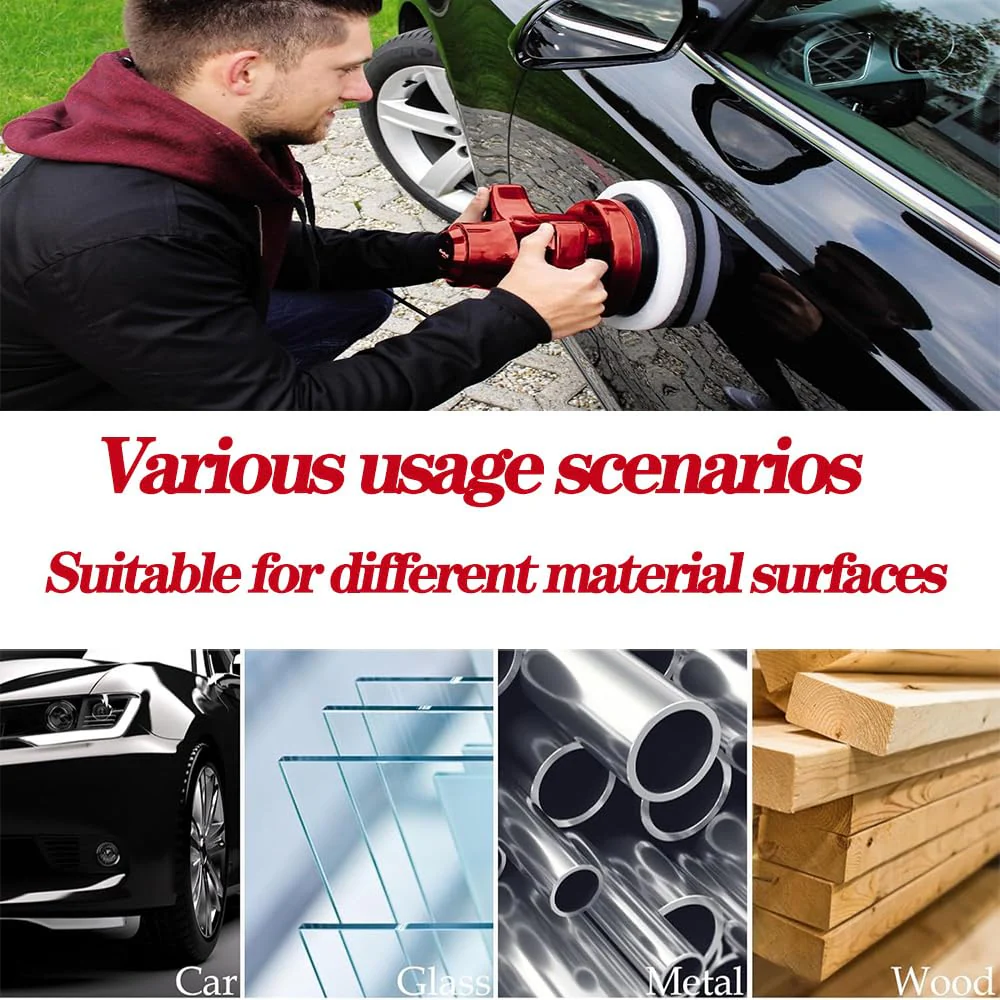 behone Set of 6 Lambswool Polishing Hoods for Einhell Cordless Car Polisher CE-CB 18/254 Li, CC-PO 90, for 220-250 mm Polishing Machines, Perfect for Car Paint Care, Metal Polish, Sustainable Reusable - Image 6