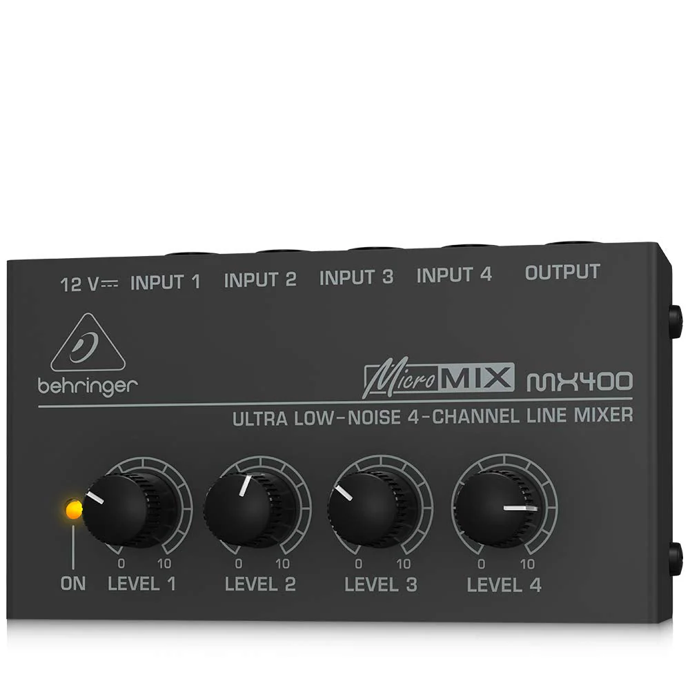 Behringer MICROMIX MX400Ultra Low-Noise 4 Channel Line Mixer - Image 2