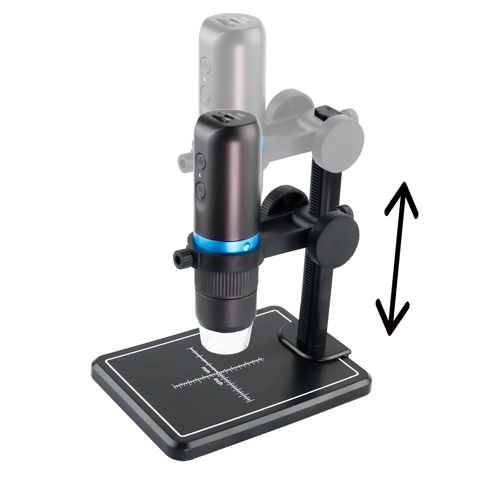 Beileshi WiFi USB Digital 50X to 1000X Digital Microscope with Stand, 8 LEDs,Supports APP,Compatible with iPhone iPad Android Mac Windows Wireless Microscope - Image 4