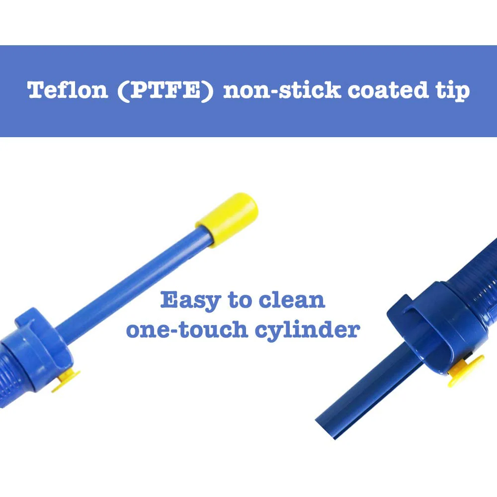 Belmaks Desoldering Wick Vacuum Pump Soldering Suction Remover Kit Hand Tool for Vacuum Large Deluxe Series Blue Teflon Tip Anti-Static 33 cm Length - Image 6