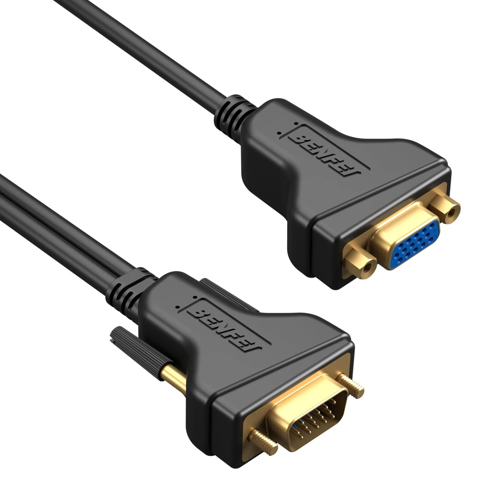 BENFEI VGA Splitter Cable, VGA Y Splitter for Screen Duplication 1ft - Image 2
