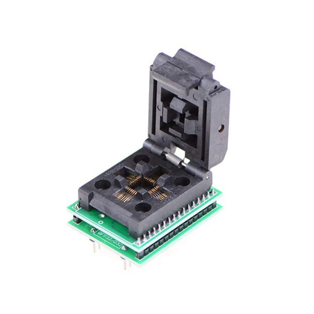 berjalan TQFP32 QFP32 to DIP32 IC Programmer Adapter Chip Test Socket Burning Socket Integrated Circuits - Image 6