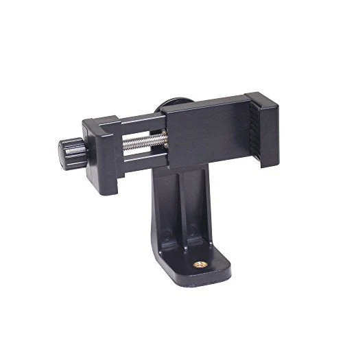 Bestshoot Phone Tripod Mount Adapter & Smartphone Remote Controller, Smartphone Holder Clip Compatible with iPhone Samsung and All Cell Phones, Rotates Vertical Horizontal Adjustable Clamp - Image 2