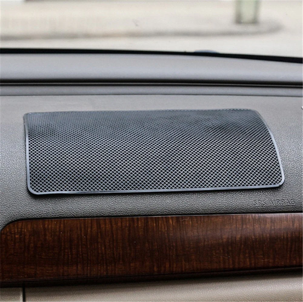 Bestwishes2u Grid-slip mats，Extra Large 27 x 15cm Magic Anti-Slip Non-Slip Mat Car Dashboard Sticky Pad Adhesive Mat for Cell Phone, CD, Electronic Devices, iPhone, Black - Image 3