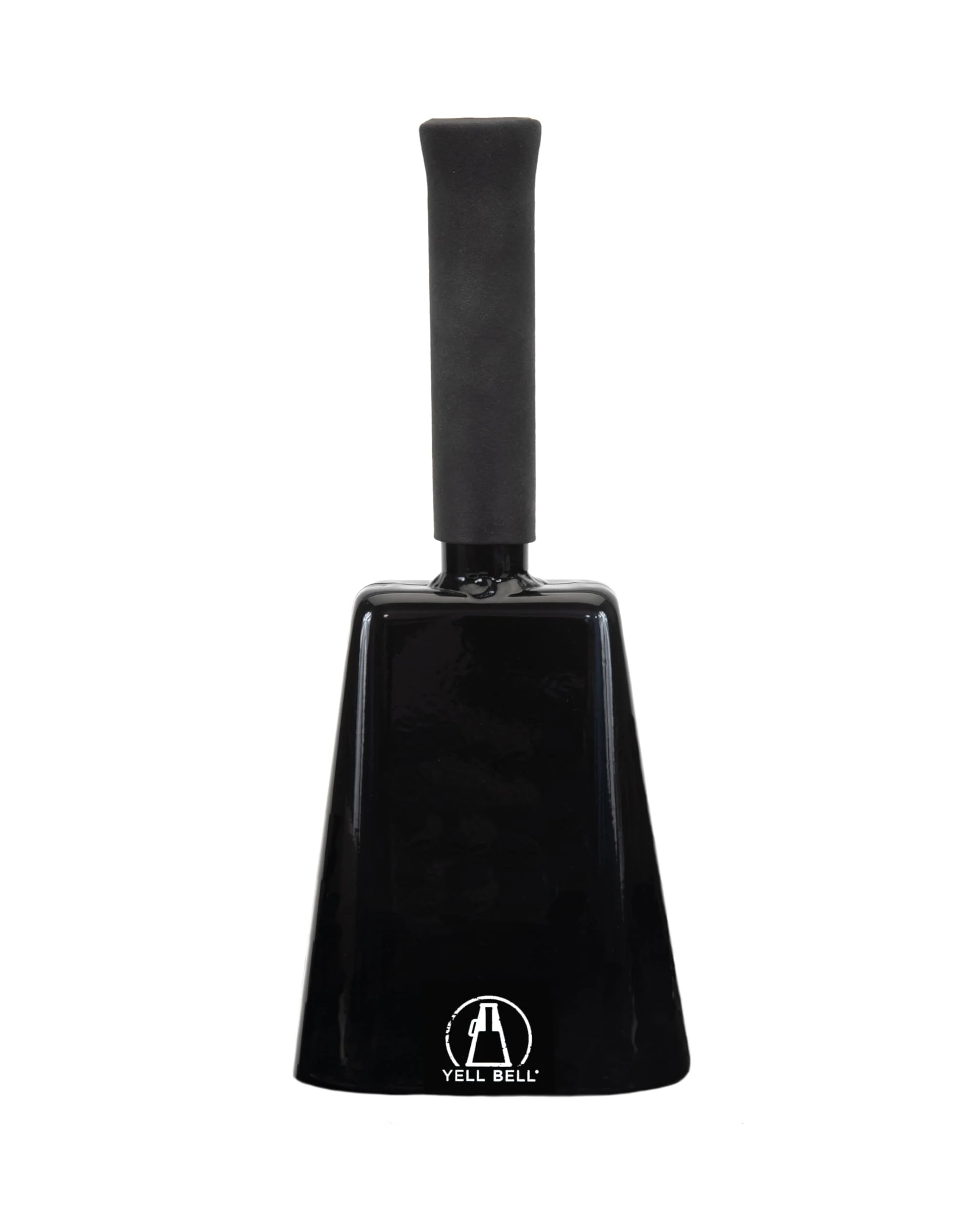 Bevin Bells Yell Bells | Cow Bells with Megaphone | Loud Bell | Attention Getter | Cowbell with Handle | Made of Steel | Ideal for Sports Events, Cheering, Games, Parties and Emergencies | Made in USA GHMC Black - Image 4