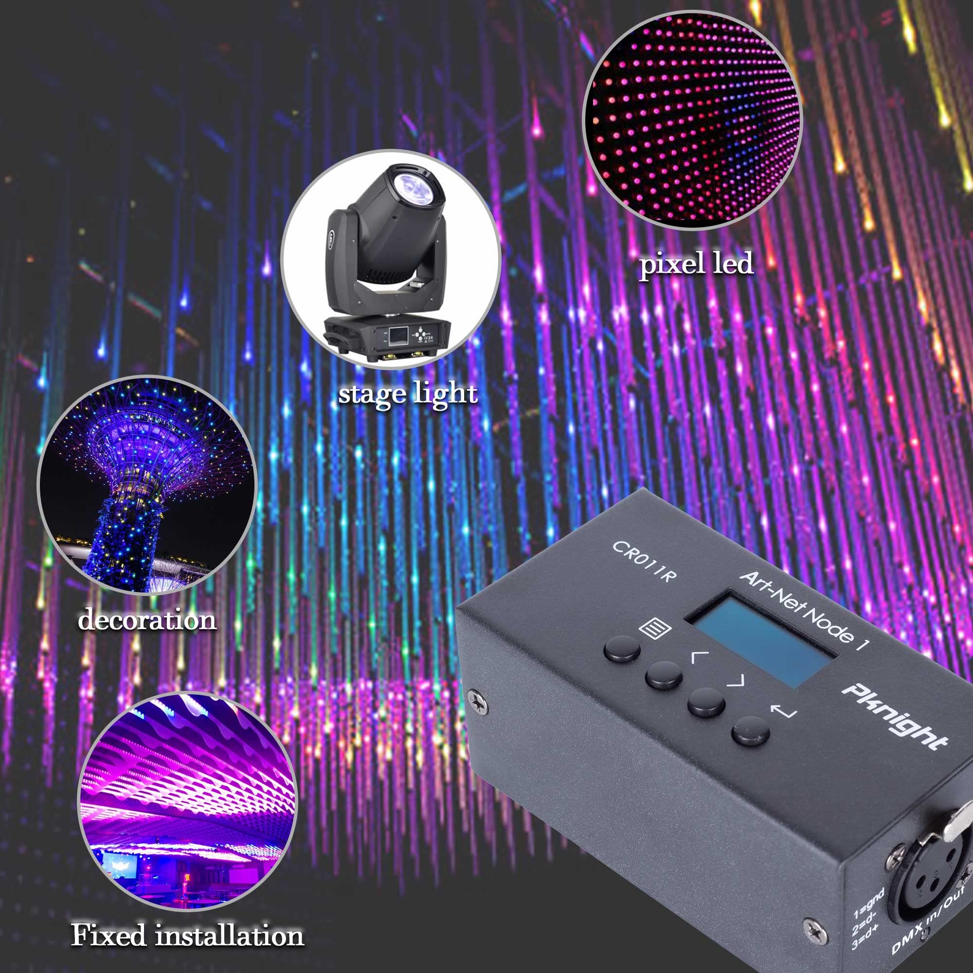 Bi-directional ArtNet DMX Ethernet Lighting Controller Interface | one universe (RDM not Supported) - Image 9