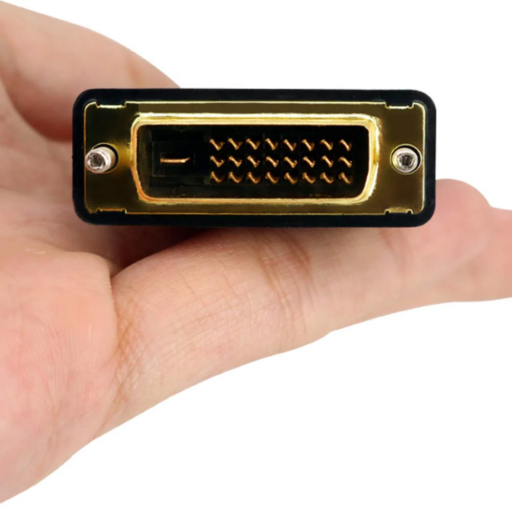 Bi-Directional HDMI Female to DVI-D(24+1) Male Adapter, 1080P DVI to HDMI Conveter (1, Black) 1 - Image 3
