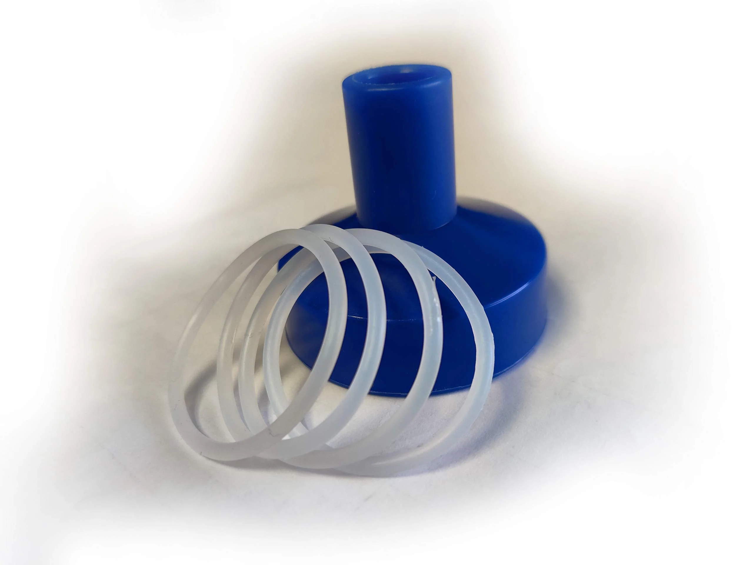 Bierstick Mouthpiece Cap & O-Ring Gasket Set Plastic - Accessories Kit (4 Rings & 1 Mouthpiece) - Image 4