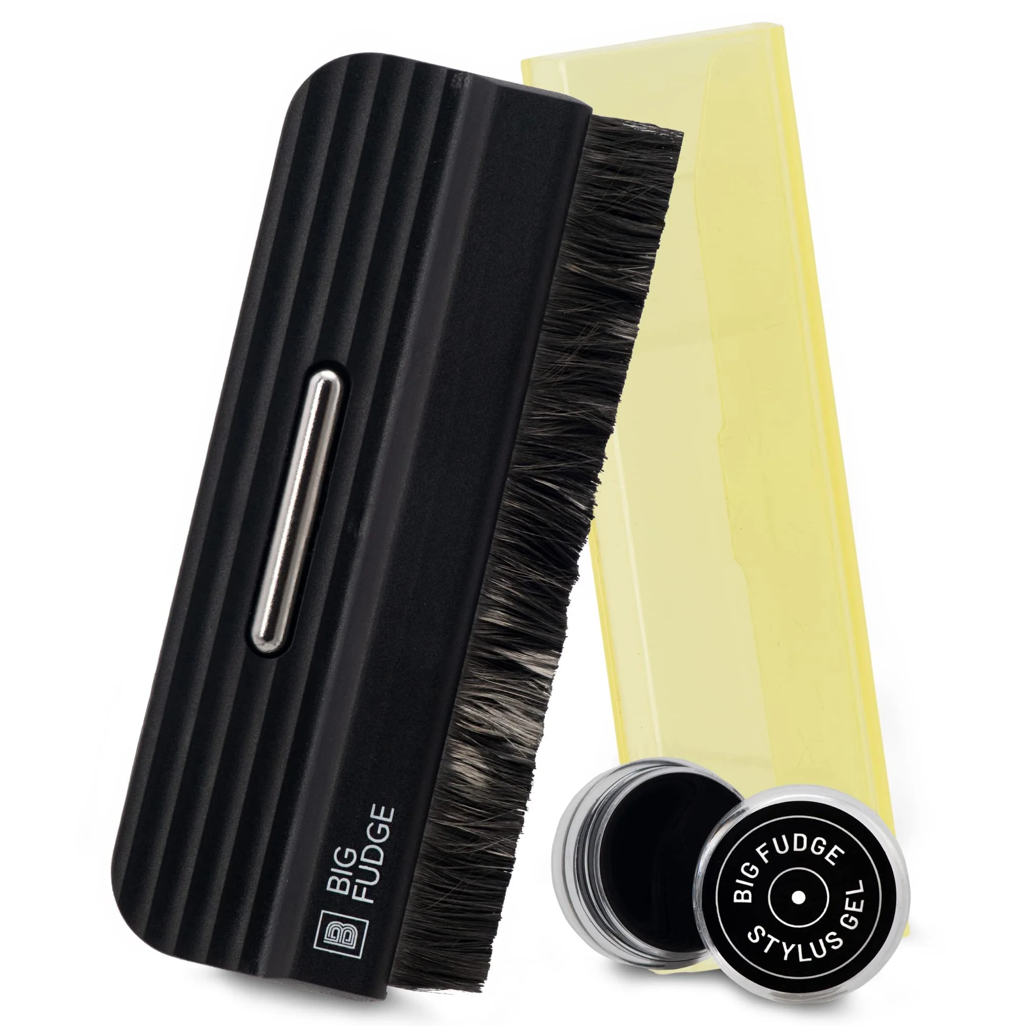Big Fudge Vinyl Record Cleaning Kit - No Scratch Vinyl Record Brush & Stylus Gel LP Cleaner - Anti-Static Album Cleaning Brush for Record Player and Needles - Image 8
