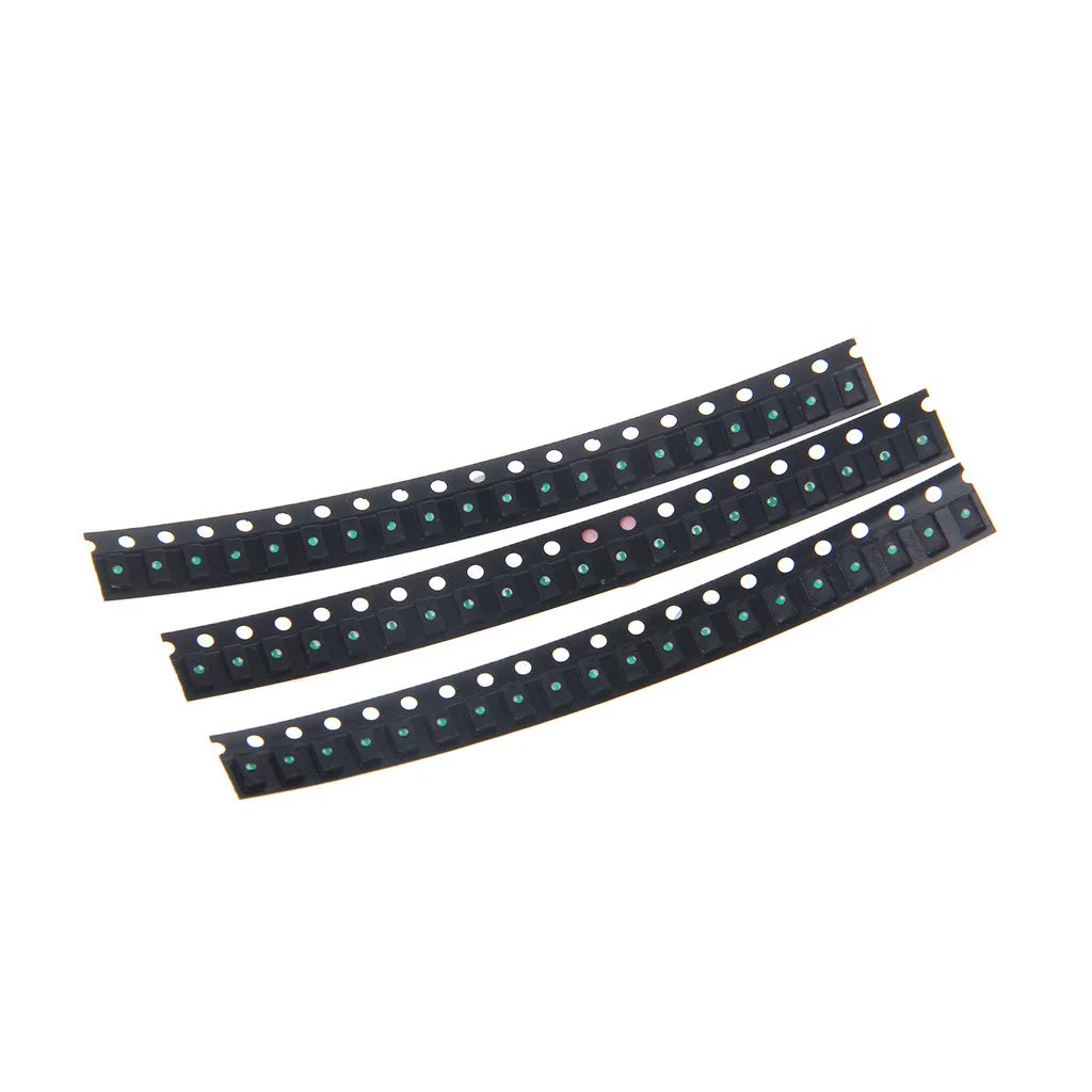 BIlinli 100 Pieces 5 Colours 1206 SMD LED Light Red White Green Blue Yellow Assotment Kit - Image 3