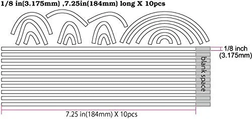 Binding Sticker/Decal For Body, Neck, Headstock (Abalone) 3mm Abalone - Image 7