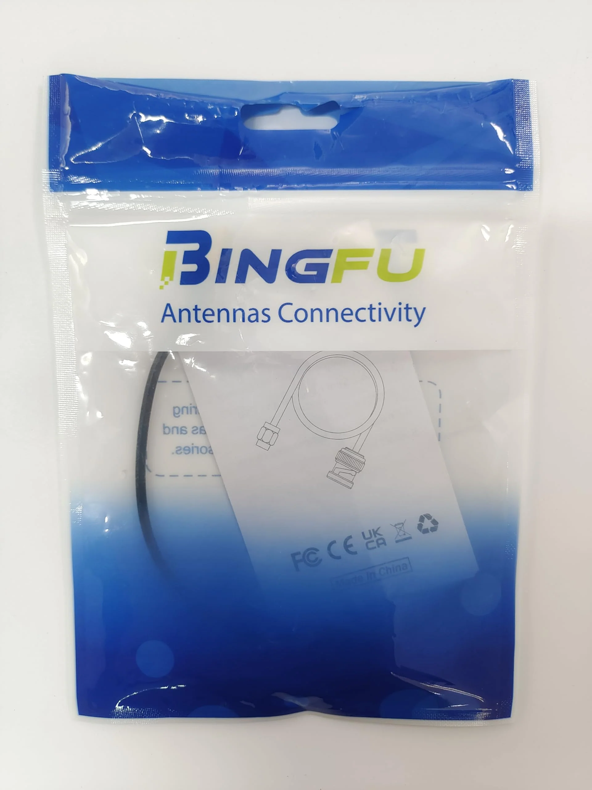 Bingfu Vehicle Car Satellite Radio Antenna Adapter Cable,15cm 6 inch Fakra Z Female to SMB Jack Coaxial Pigtail Cable for Car Truck SUV Sirius XM Satellite Radio Stereo Receiver Tuner SMB Jack to Fakra Z Female - Image 8