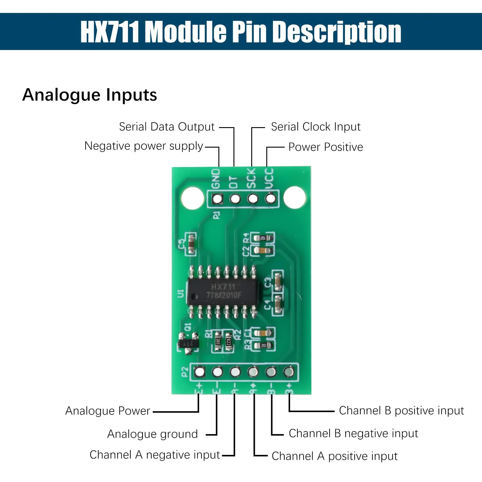 Binghe HX711 AD Amplifier Module + 10 kg Weight Sensor HX711 Load Cell Kit High Precision Load Cell Module Compatible with Arduino/Portable Electronic Kitchen Scales - Image 7