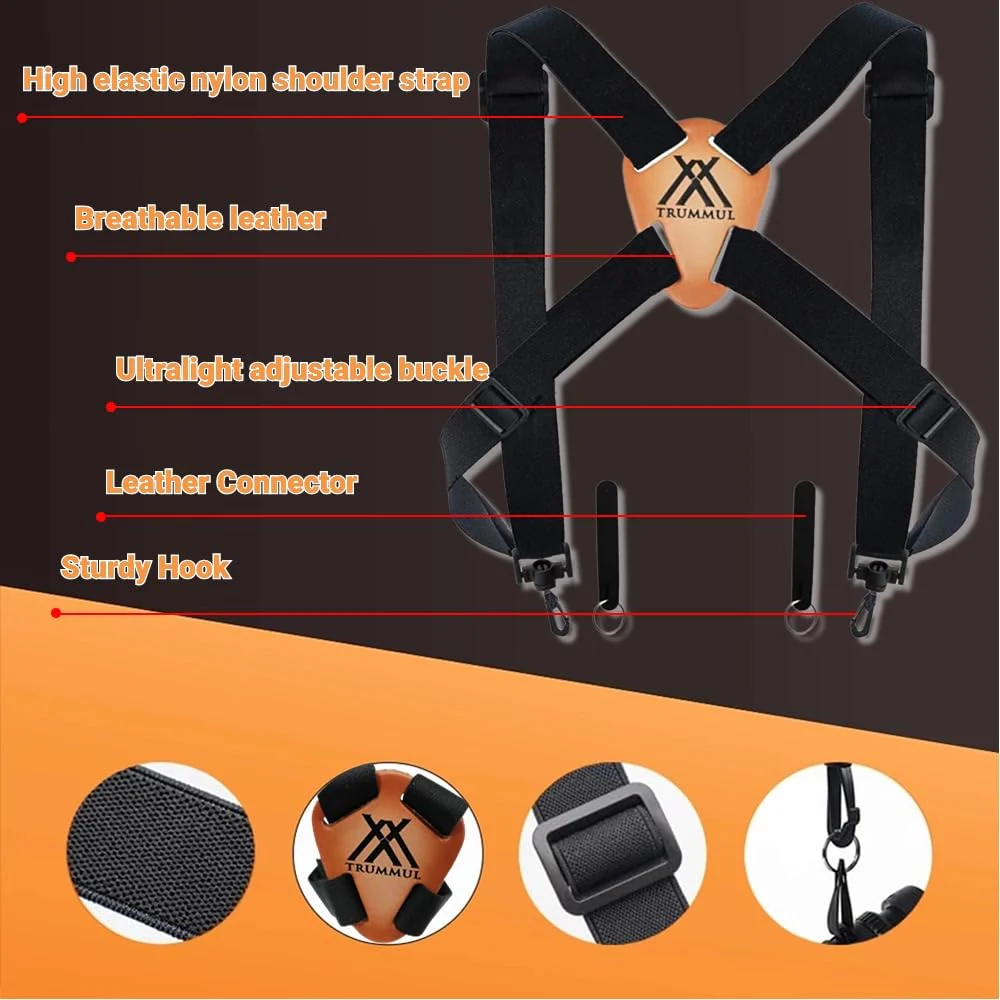 Binocular Harness Strap Best Chest Harness Strap for Hunters Photographers and Golfers (Black) - Image 5