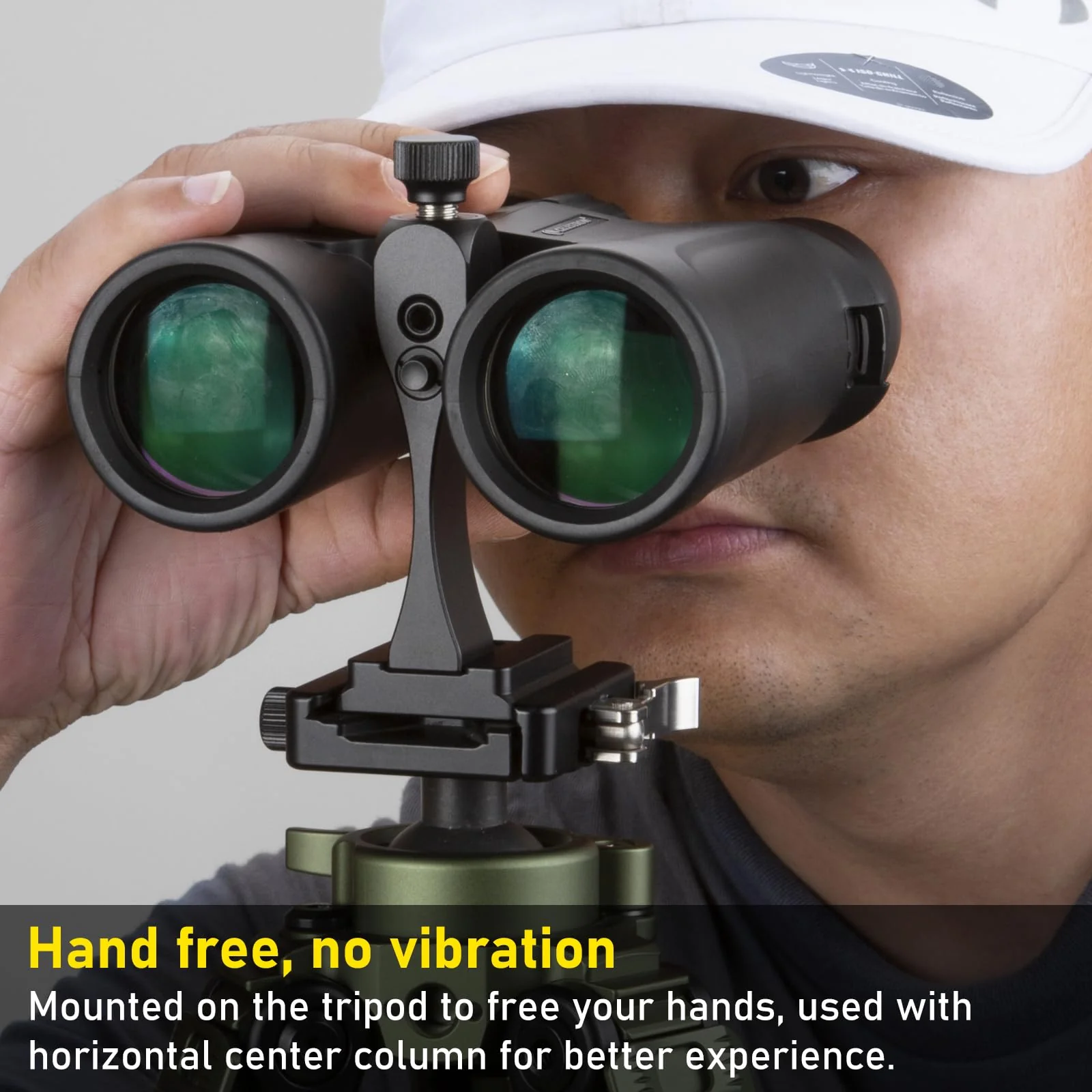 Binocular Tripod Adapter, Detachable ARCA Dovetail Quick Release Plate, 1/4" Mounting Screw Mount Hole,Anti-Drop Proof Binocular Threaded Stud - Image 5