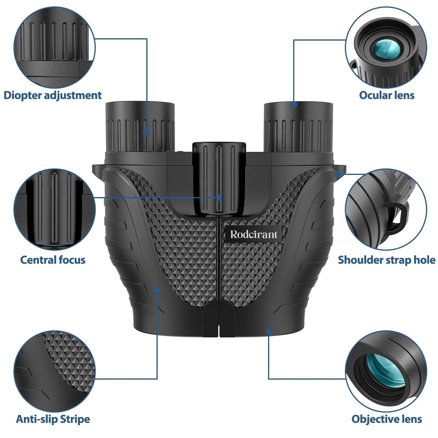 Binoculars 15x25 for Adults,Waterproof Binoculars with Low Light Night Vision, Durable & Clear Binoculars for Sightseeing,Concerts and Bird Watching Black - Image 4