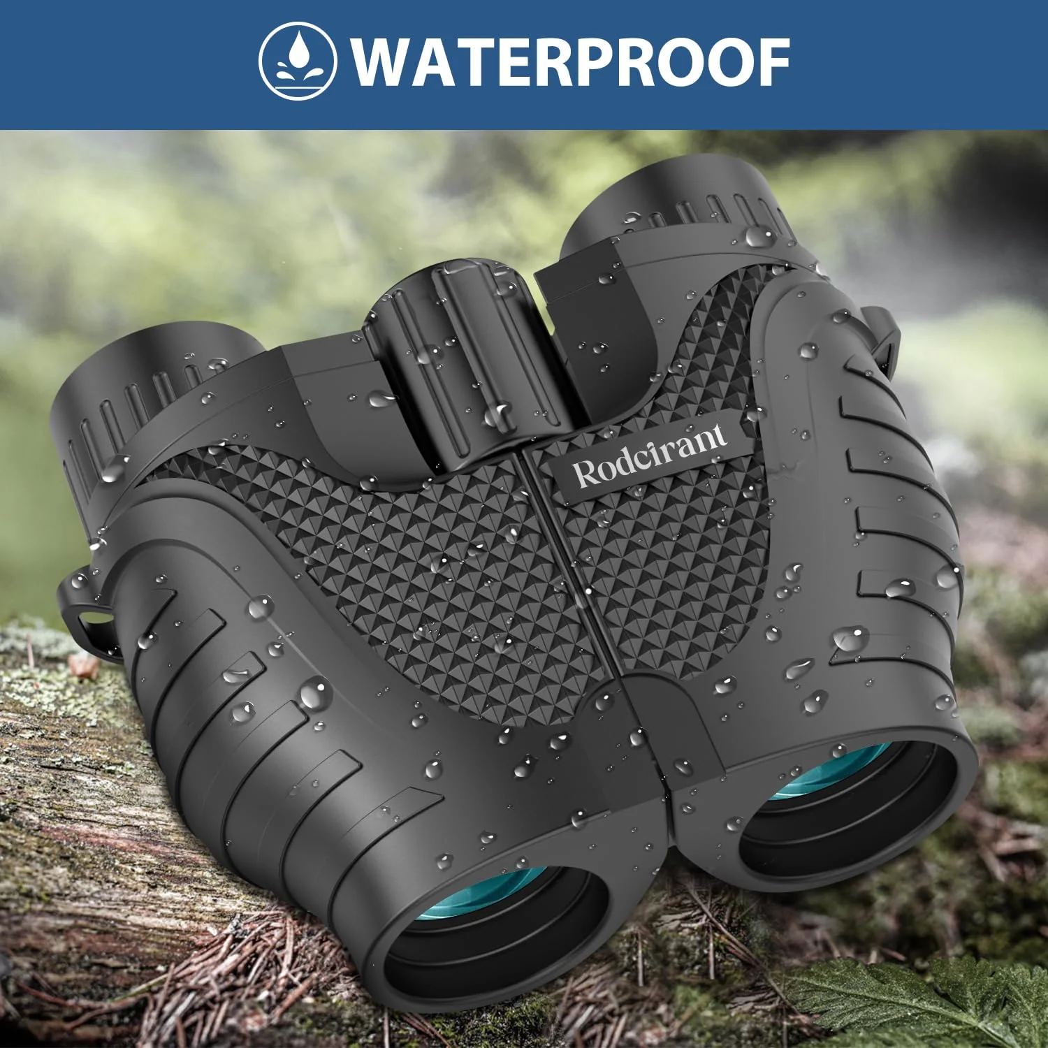 Binoculars 15x25 for Adults,Waterproof Binoculars with Low Light Night Vision, Durable & Clear Binoculars for Sightseeing,Concerts and Bird Watching Black - Image 7