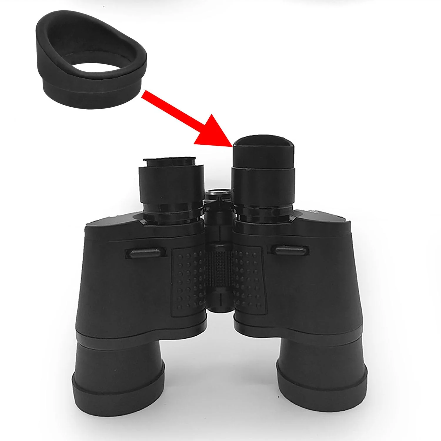 Binoculars Rubber Eyepiece for 29mm-31mm Stereoscopic Microscope Eyepiece Binocular Eye Cup Replacement Stereomicroscope for Rubber Eyepiece Guard Eyepiece Cover 2pcs - Image 4