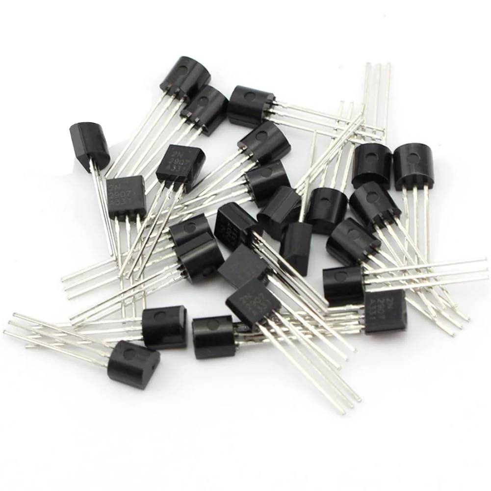 BJT Transistor Assortment Kit, Power Transistor Assortment Kit, Transistor Set, 200 Pieces, with Storage Box, BC337 BC327 2N2222 2N2907 2N3904 2N3906 S8050 S8550 A1015 C1815 - Image 2