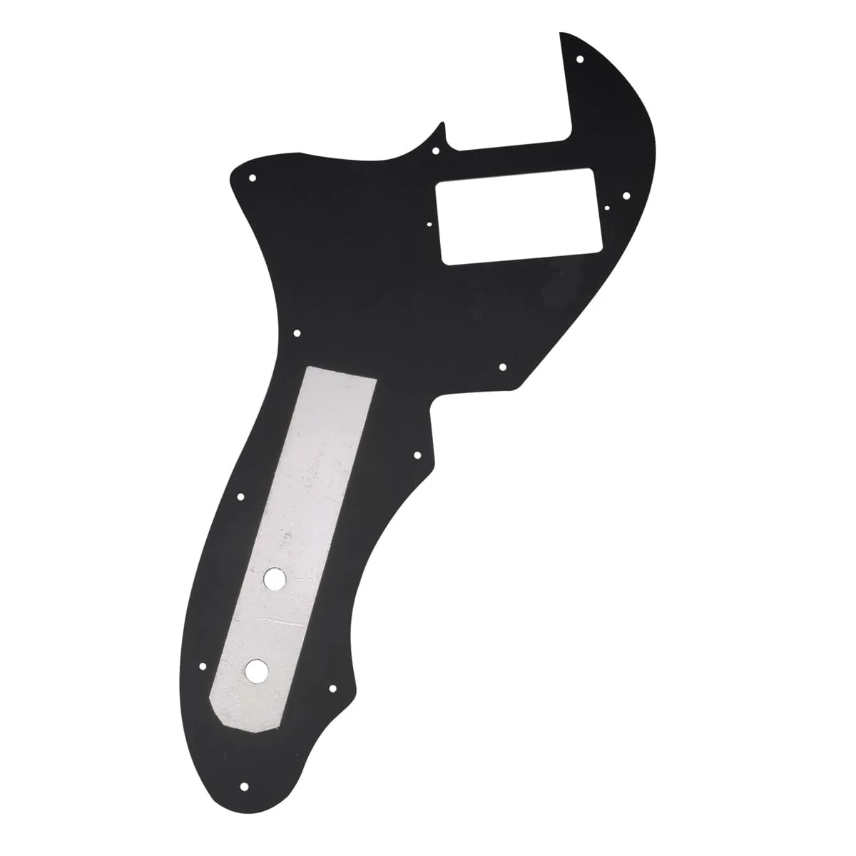Black 3Ply Tele Thinline Pickguard Guitar Pick Guard Plate with Screws Compatible with 69 Telecaster Telecaster Thinline Re-issue Guitar Part Black 3Ply - Image 2