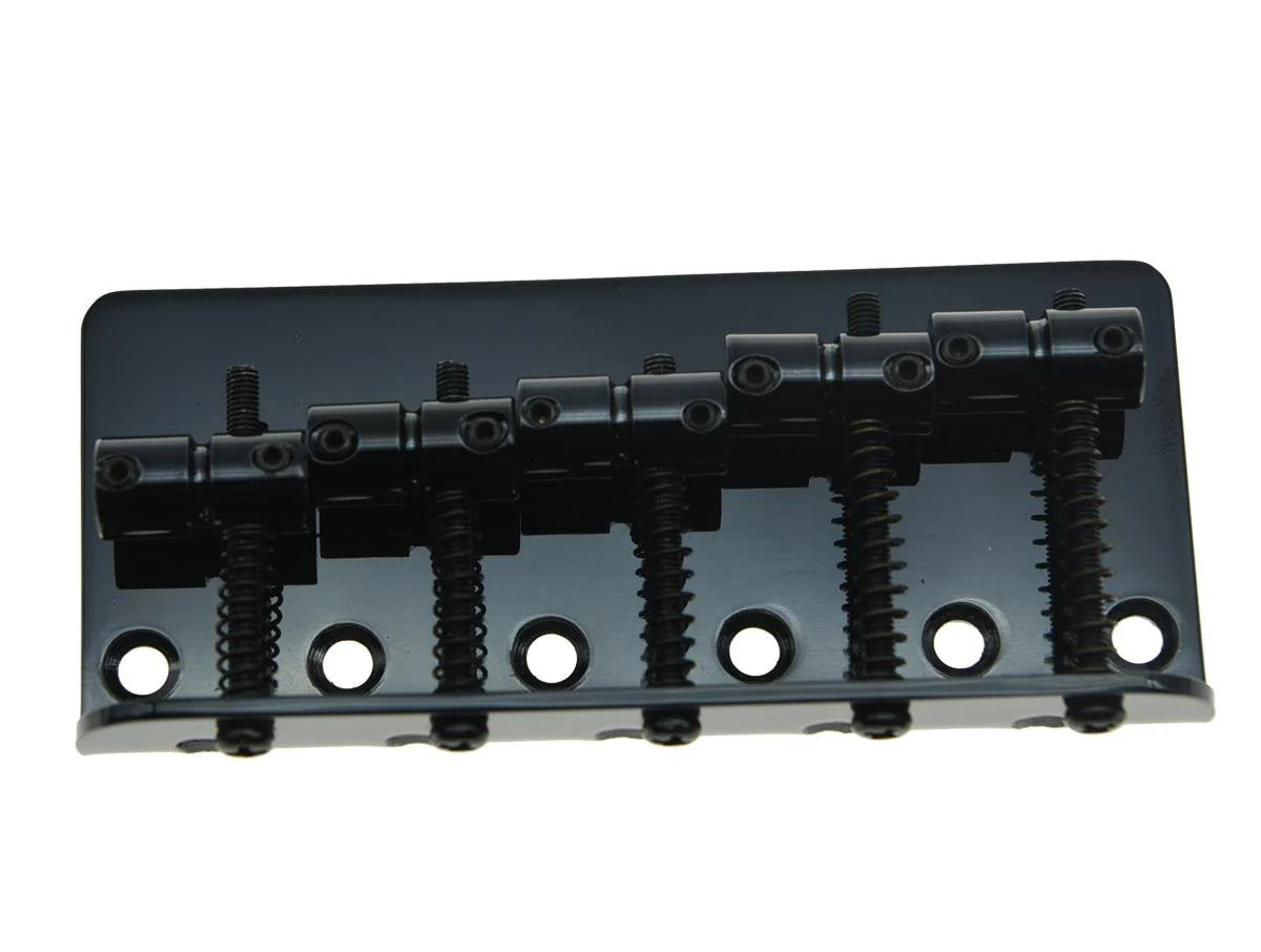 Black 5 String Electric Bass Guitar Bridge fits for Jazz J Bass or Precision P Bass Black - Image 4