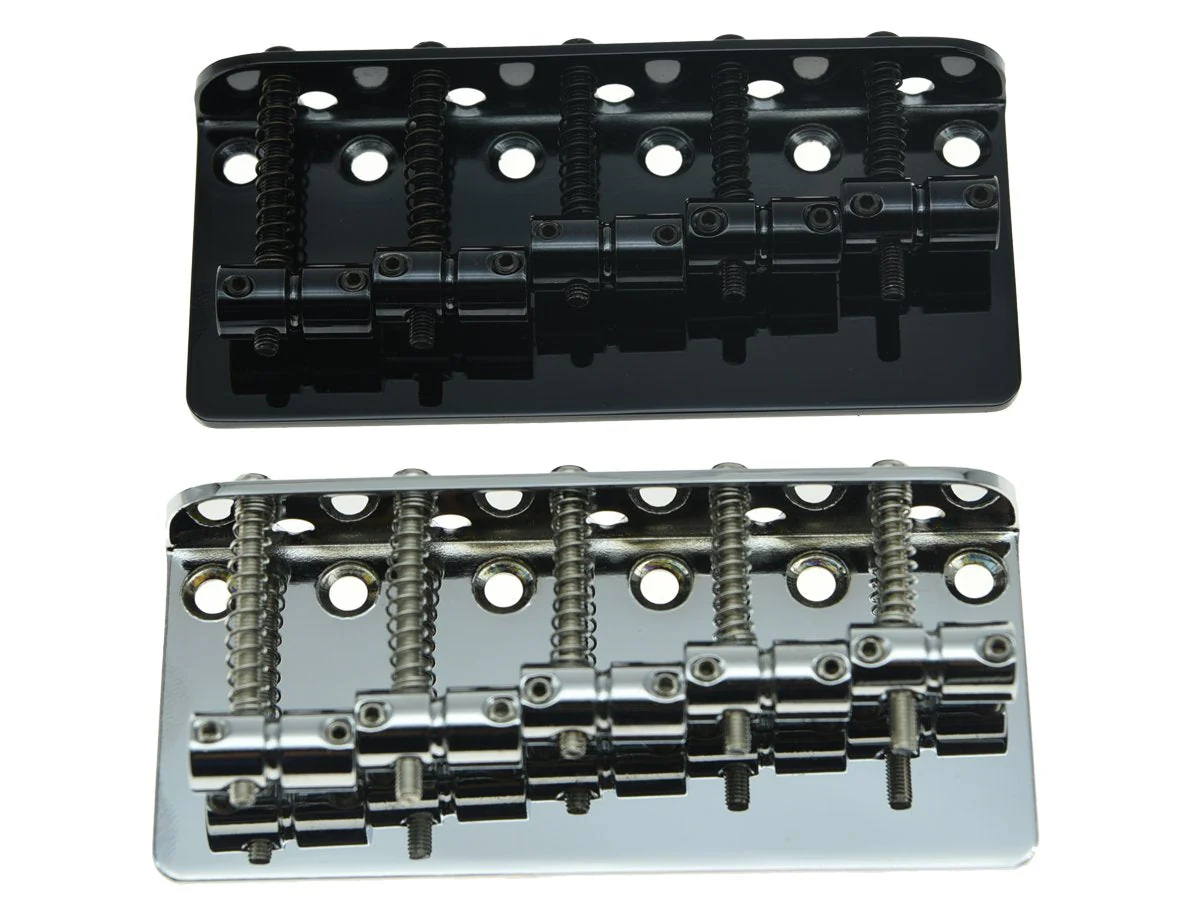 Black 5 String Electric Bass Guitar Bridge fits for Jazz J Bass or Precision P Bass Black - Image 5